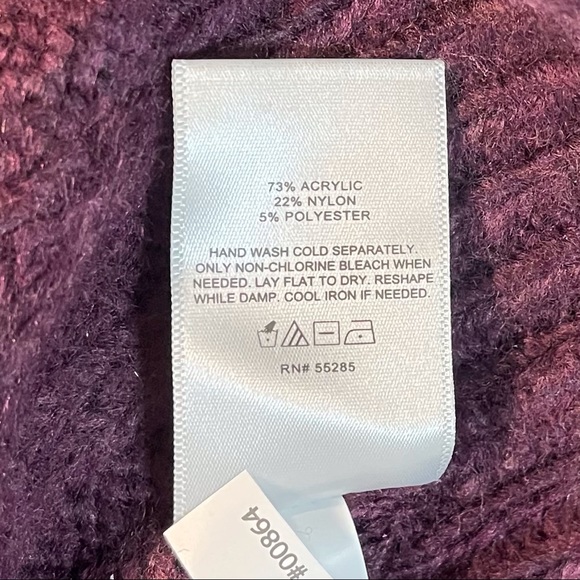 Express Cable Knit Embellished Neckline Sweater - Picture 13 of 14